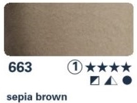 Akvarelová barva Horadam 1/2 – 663 sepia brown