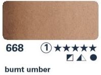 Akvarelová barva Horadam 1/2 – 668 burnt umber