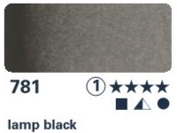 Akvarelová barva Horadam 1/2 – 781 lamp black