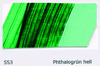 Akrylová barva Akademie 60ml – 553 phthalo green light