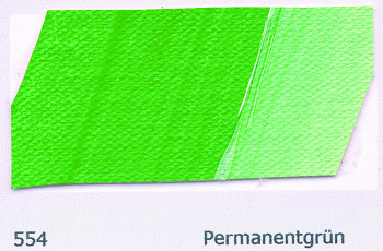 Akrylová barva Akademie 250ml – 554 permanent green