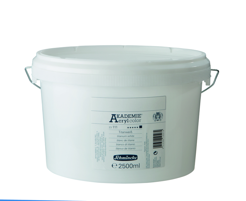 Akrylová barva Akademie 2500ml – 111 titanium white