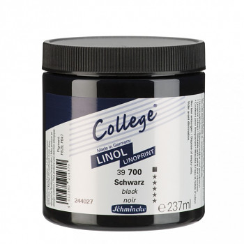 Linorytová barva College 237ml – černá
