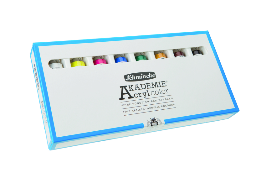 Sada akrylových barev Akademie 8x60ml