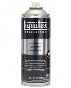 Matný lak pro akryl Liquitex ve spreji 400ml