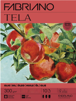 Blok s plátnem Fabriano Tela 18x24cm