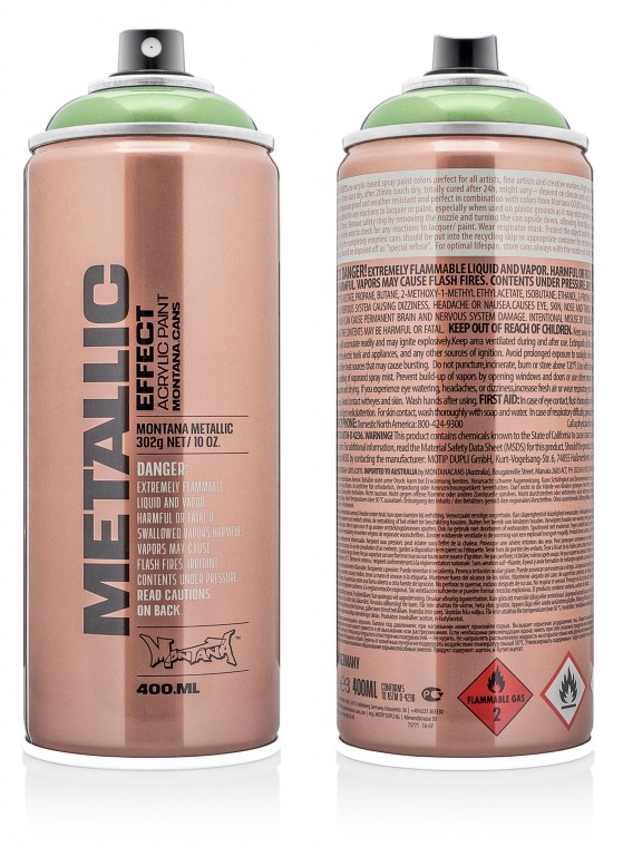 Sprej Montana Metallic 400ml – 1010 Titanium