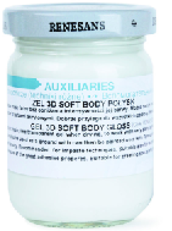 Strukturovací 3D gel lesklý – soft body 500ml