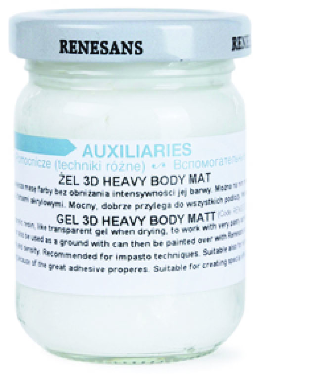 Strukturovací 3D gel matný – heavy body 500ml