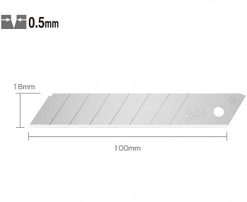 Náhradní čepele Olfa 18mm LB-10