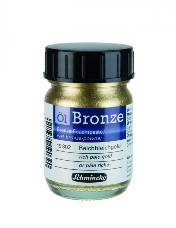 Zlaticí pasta Schmincke Oil 50ml – 802 rich pale gold