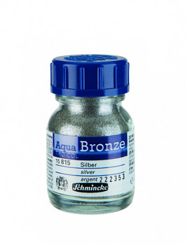 Zlaticí barva Schmincke Aqua 20ml – 815 silver