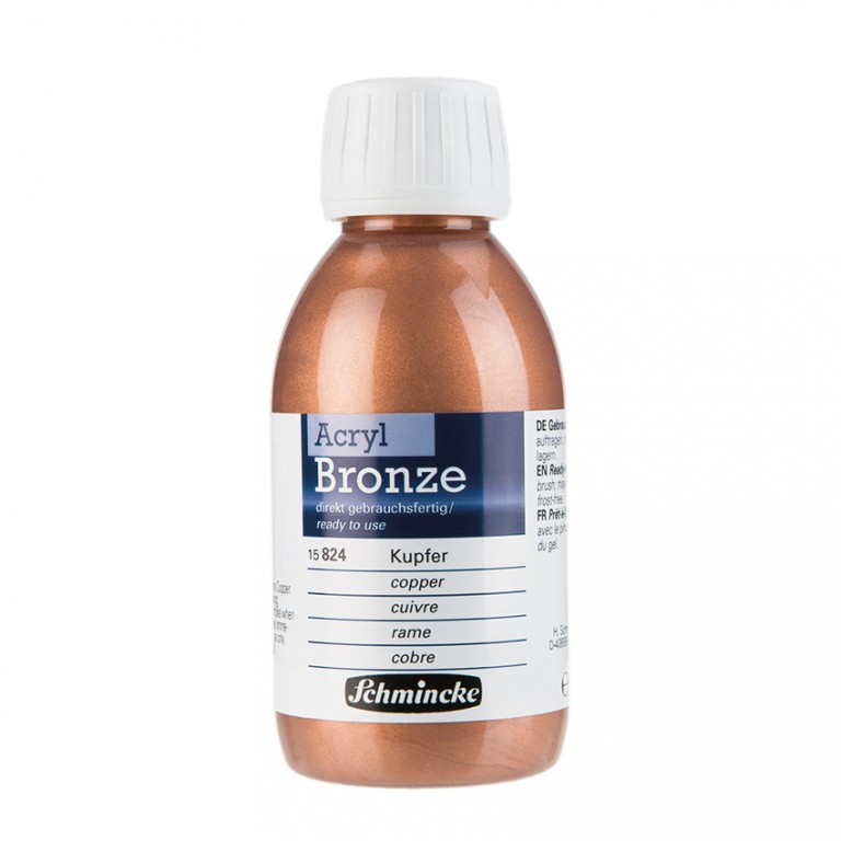 Zlaticí pasta Schmincke Acrylic 150ml – 824 copper