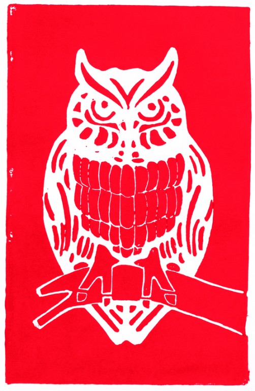 Linorytová barva Schmincke 120ml – 320 vermilion red