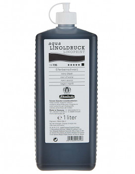 Linorytová barva Schmincke 1000ml – 735 černá