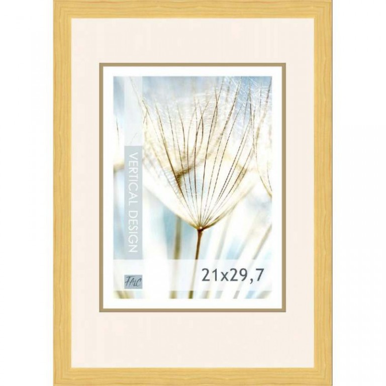 Dřevěný rám Quadro přírodní - A4