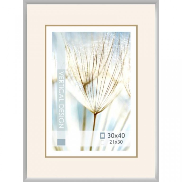 Hliníkový rám stříbrný 30x40cm