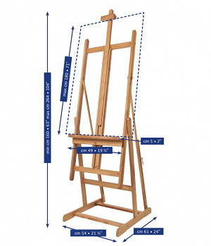 Malířský stojan Mabef Convertible - M/08