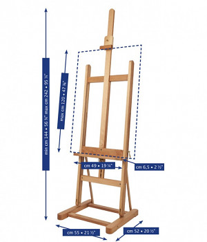 Malířský stojan typu H Mabef - M/10