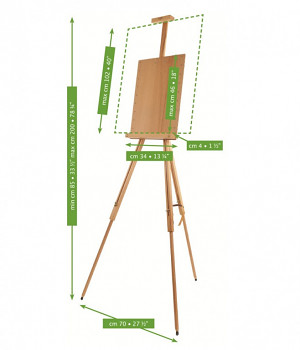 Plenérový stojan pro akvarel - M/26