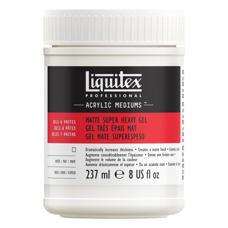 Matný super heavy gel Liquitex professional 237ml