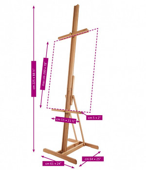 Univerzální malířský stojan convertible Mabef M/25