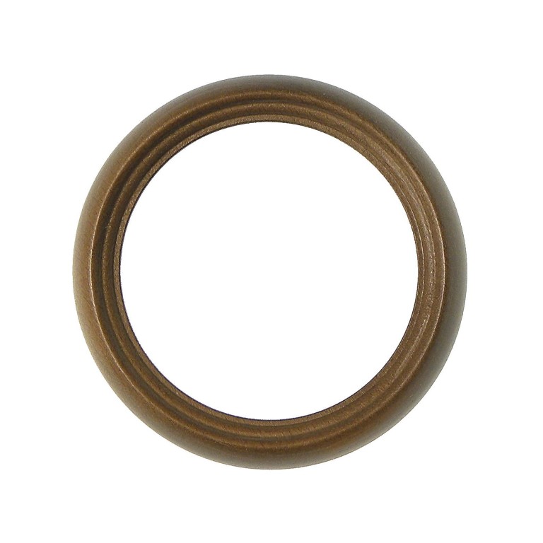 Kulatý rám světle hnědý 9cm