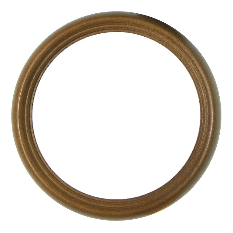 Kulatý rám světle hnědý 16cm