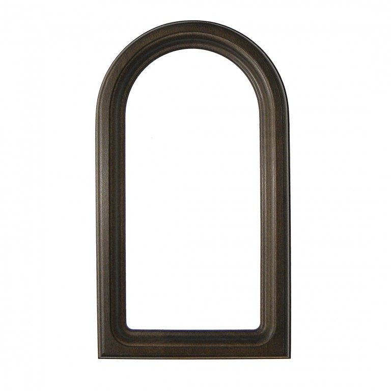 Rám okénko tmavě hnědý 9x18cm