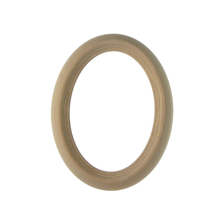 Oválný rám přírodní 7x10cm
