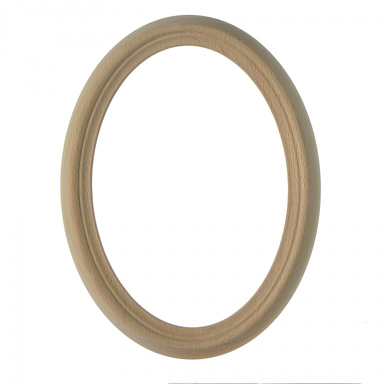 Oválný rám přírodní 11x15cm