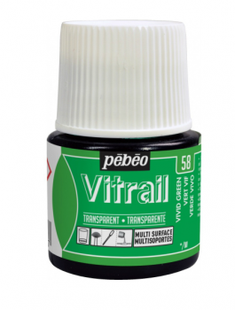 Barva na sklo Vitrail 45ml – 58 sytě zelená