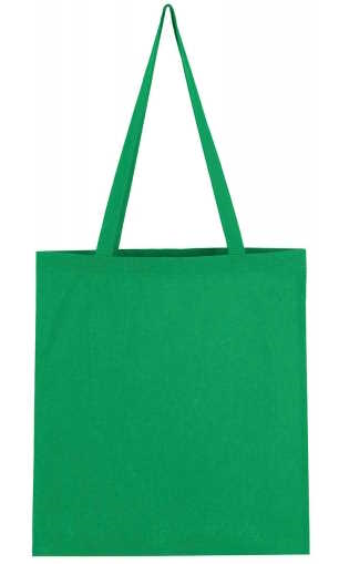 Plátěná taška s dlouhým uchem – zelená / peagreen