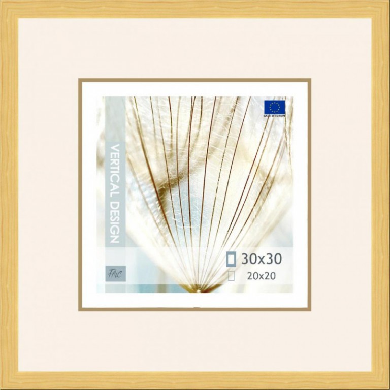 Dřevěný rám Quadro přírodní – 30x30cm