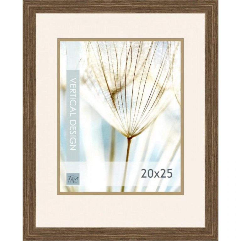 Dřevěný rám Quadro světle hnědý – 20x25cm