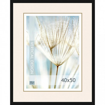 Dřevěný rám černý Quadro8 – 40x50cm