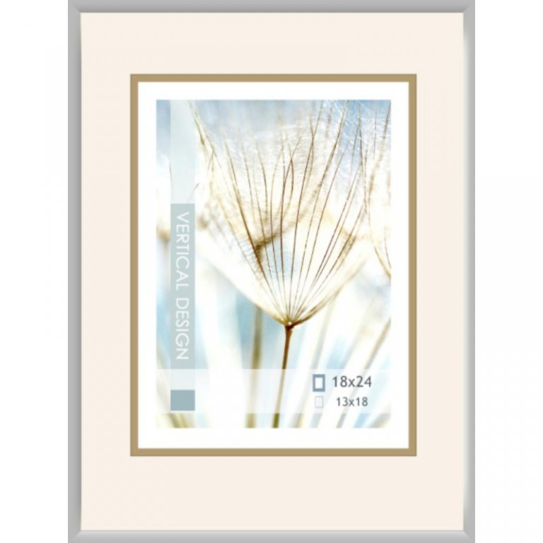 Hliníkový rám Falc stříbrný 18x24cm