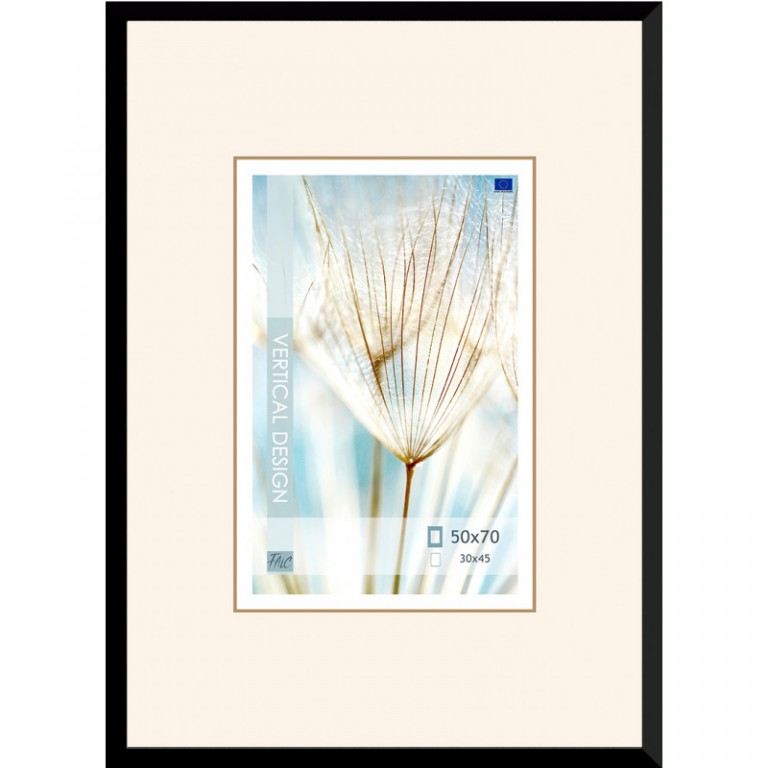 Dřevěný rám černý Avon – 50x70cm