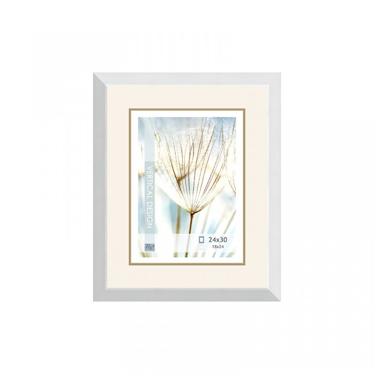 Dřevěný rám bílý Avon – 24x30cm