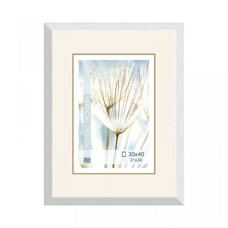 Dřevěný rám bílý Avon – 30x40cm