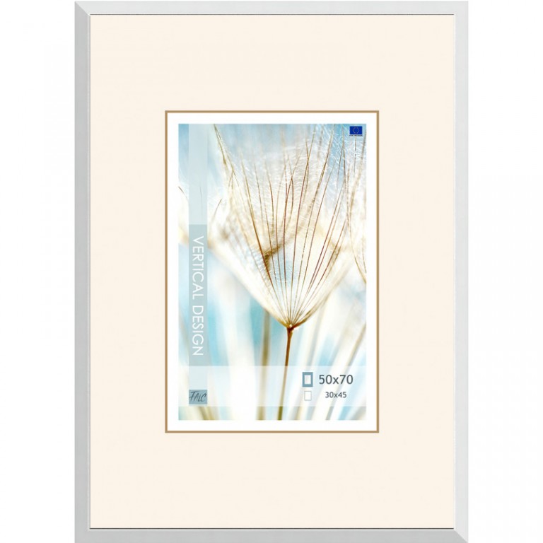 Dřevěný rám bílý Avon – 50x70cm