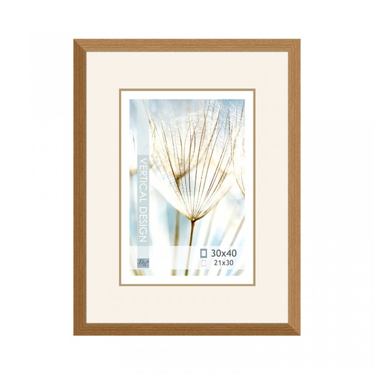 Dřevěný rám hnědý SW 08 – 30x40cm