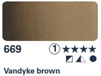 Akvarelová barva Horadam 15ml – 669 Vandyke brown