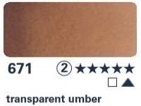 Akvarelová barva Horadam 15ml – 671 transparent umber