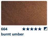 Schmincke Akademie akvarel - 664 burnt umber