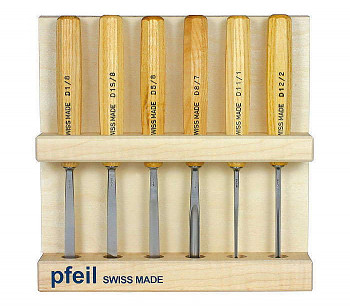 Sada dlát Pfeil Swiss made 6ks