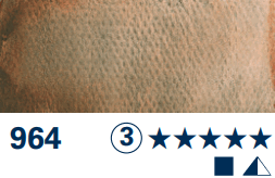 SG akvarelová barva Horadam 1/2 – 964 glacier brown