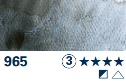 SG akvarelová barva Horadam 15ml – 965 glacier black