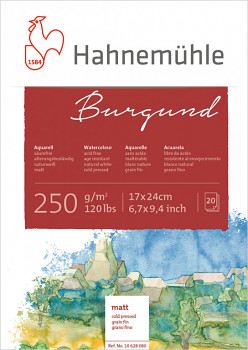 Akvarelový blok HHM Burgund 17x24cm rough 250g