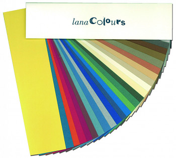 Barevné papíry Lana 160g A4 – 24 odstínů